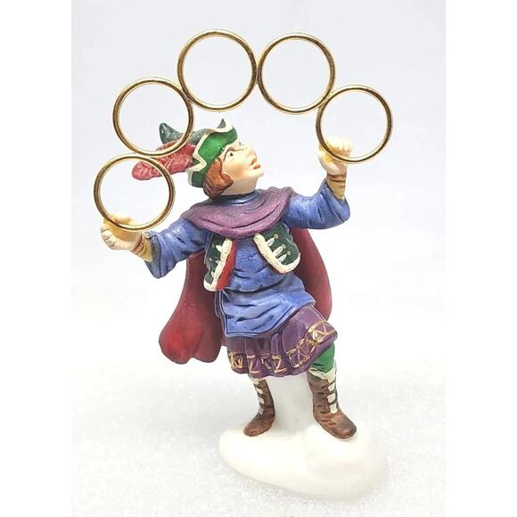 Dept 56 Twelve Days of Dickens' Village V Five Golden Rings 58381 Vintage 1996 - Picture 6 of 13